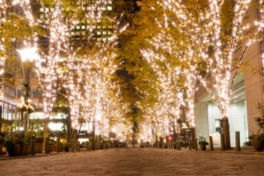 marunouchi christmas lights illumination tokyo