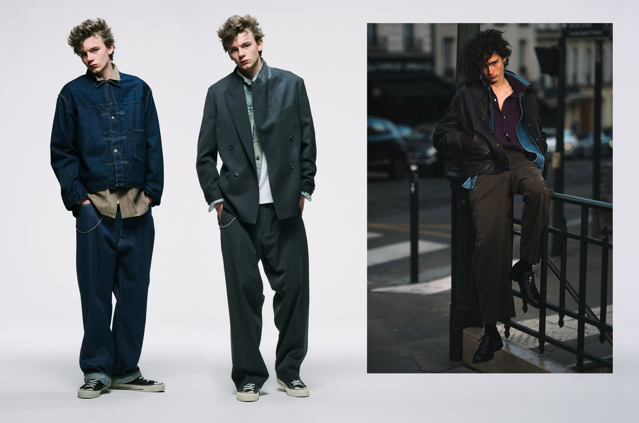 A.Presse 2025 and 2026 collection styling by Japanese menswear designer Kazuma Shigematsu.