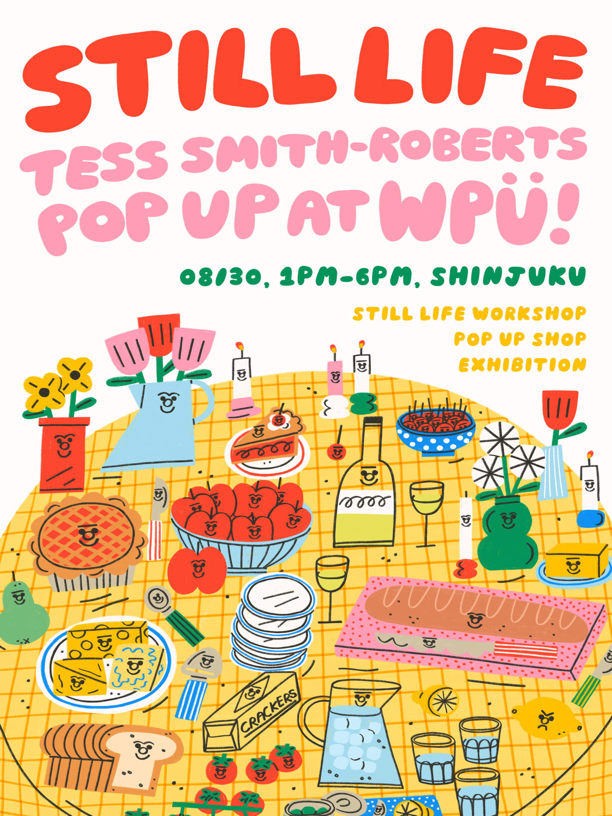 tess smith-roberts wpu shinjuku art pop-up workshop